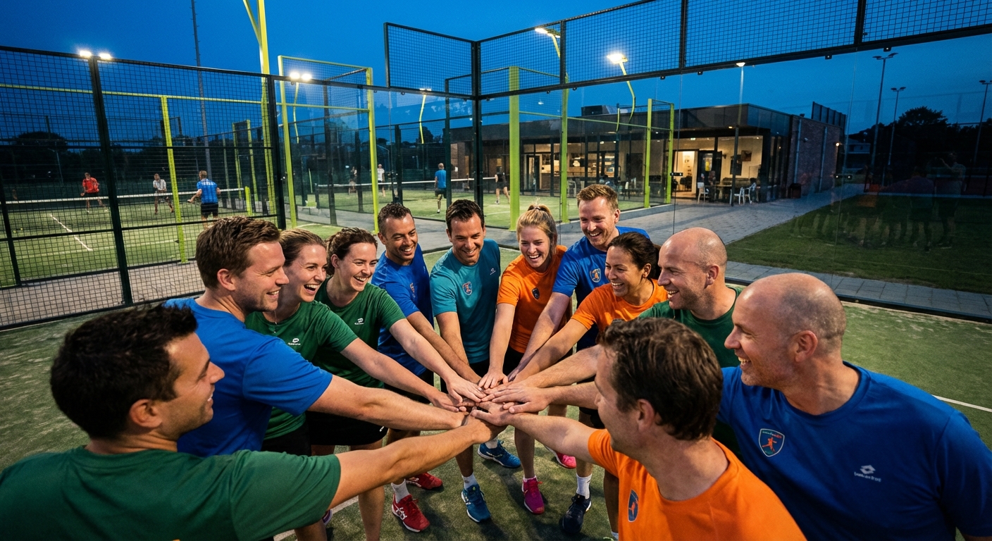 Corporate padel league for B2B revenue