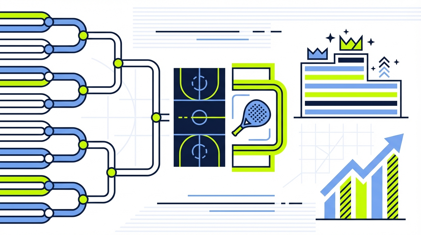 SmashClub Tournament Software — automated Americano and Mexicano bracket management